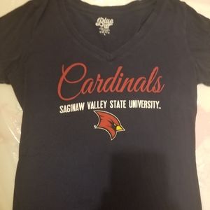 SVSU women's v-neck shirt